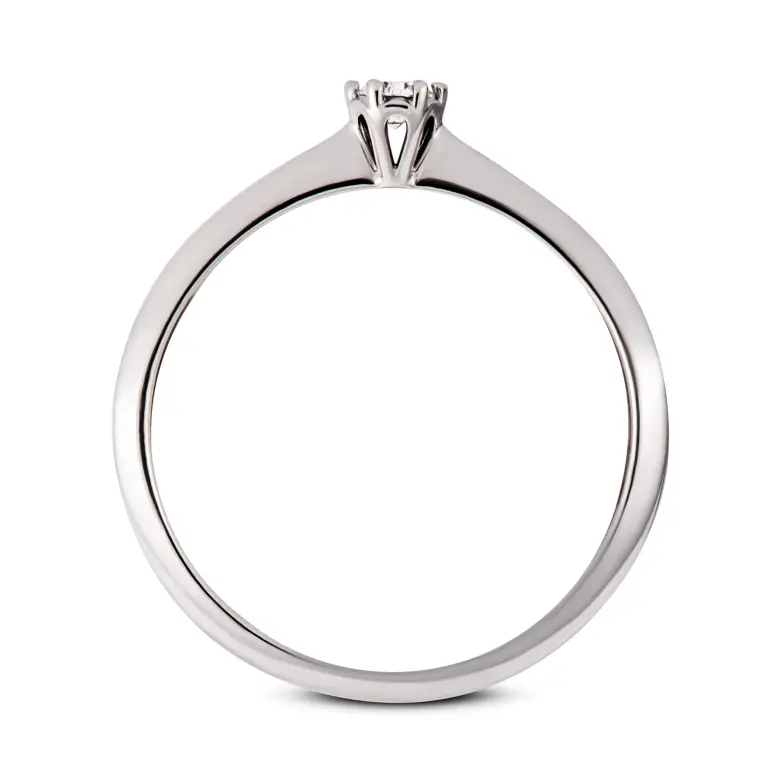 pierścionek z białego złota z diamentem-1445